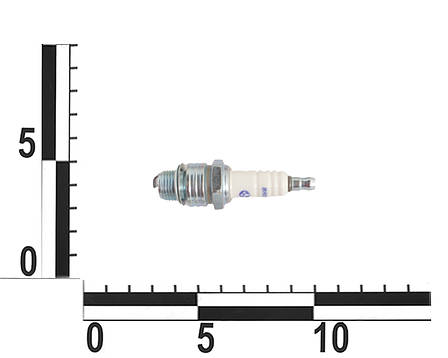 Свічка запалювання Silver ГАЗ-3302-402 дв. газ (ключ на 21, зазор 0.55, коротка юбка) к-т, фото 3