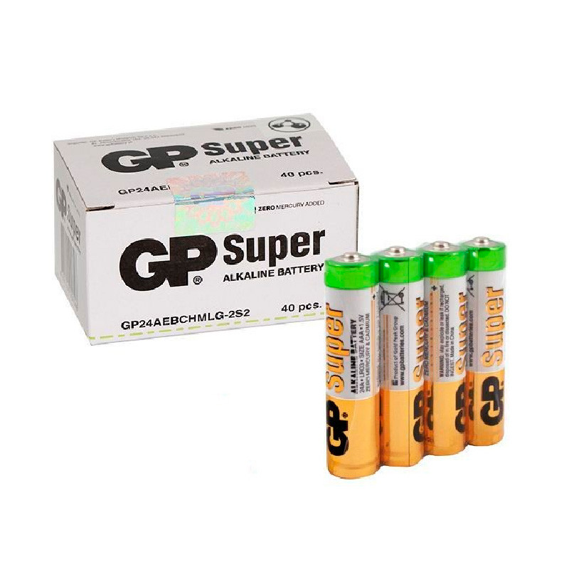 Батарейки GP Super Alkaline (пальчик) AA (LR3)