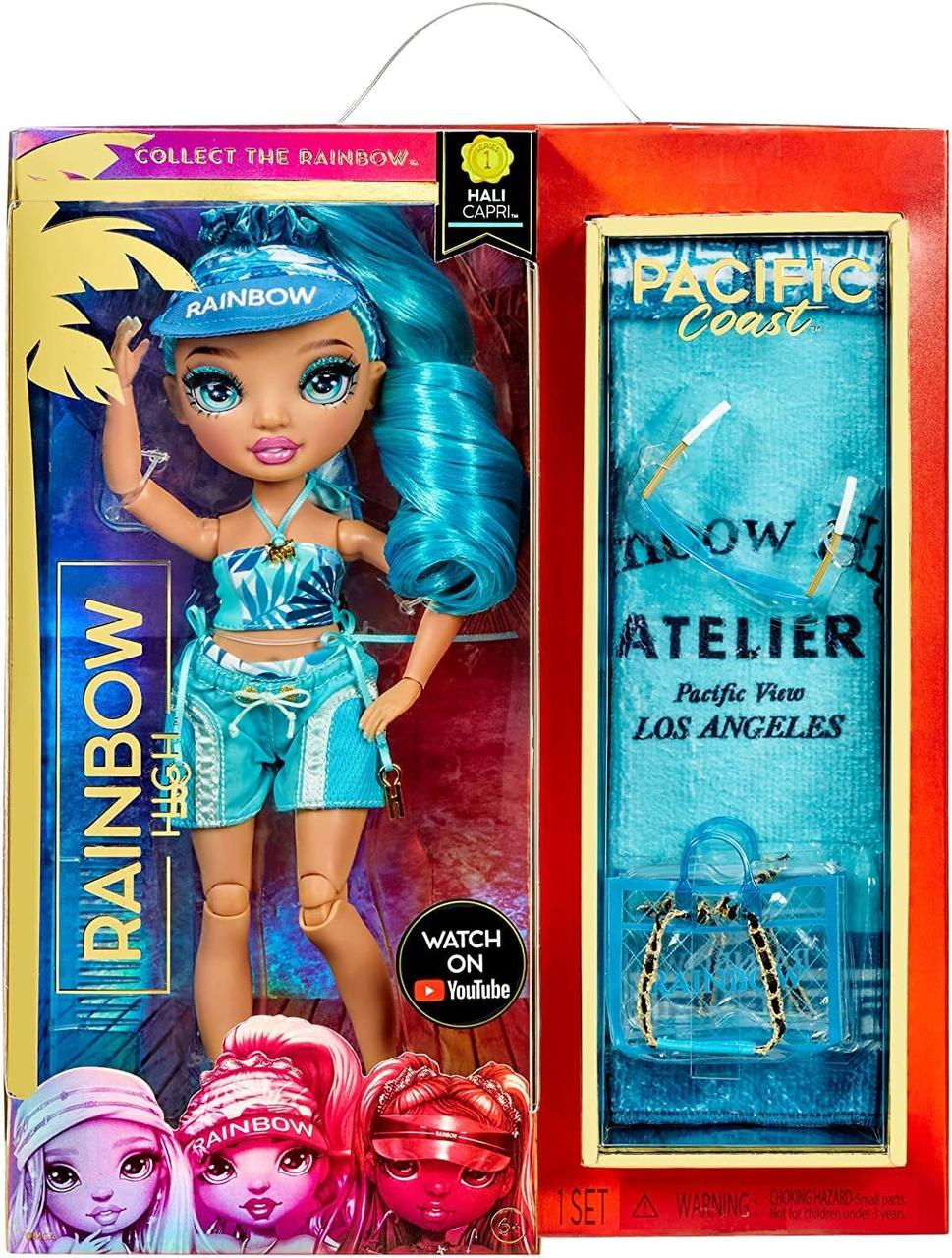 Лялька Рейнбоу Хай Халі Капрі Rainbow High Pacific Coast Hali Capri (Blue) Fashion Doll