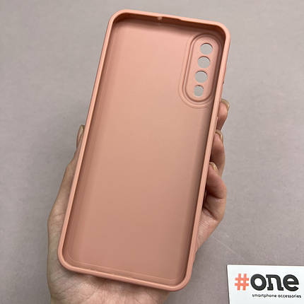 Чохол для Samsung Galaxy A50s силіконовий із захистом для камери чохол на телефон самсунг а50с бежевий W7N, фото 2