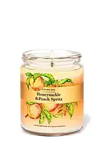 Ароматична свічка Bath & Body Works HONEYSUCKLE & PEACH SPRITZ