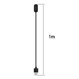 Магнітний кабель USB для смарт-годинника Amazfit GTS / Amazfit T-Rex A1918 (1M) Чорний, фото 3