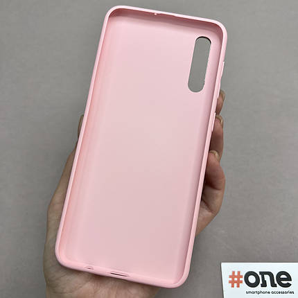 Чохол для Samsung Galaxy A50s шкіряний матовий чохол на телефон самсунг а50с рожевий u9h, фото 2