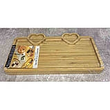 Менажниця бамбукова прямокутна BT-341, фото 2