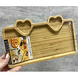 Менажниця бамбукова прямокутна BT-341, фото 3