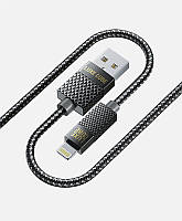 Кабель Luxe Cube Premium USB-Lightning, 1м, серый (9780201379648)