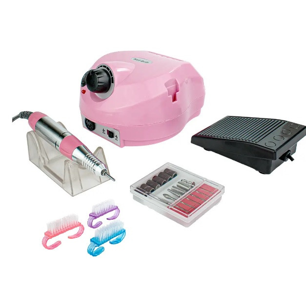 Набір для манікюру Nail Master ZS 601 65 W 45000б манікюрний фрейзер NSX фрезер для нігтів + щіточка від пилу