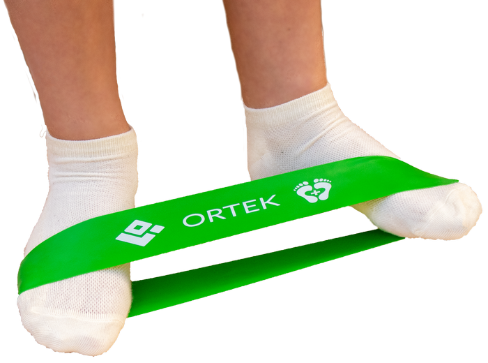 Фітнес гумка для тренування стоп Ortek 25 см