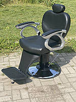Мужское парикмахерское кресло ДенIC proffesional для Барбершопа Barber Bayraktar черное