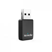 Мережевий адаптер Tenda U9 Black (AC750, mini)