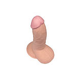 Фалоїмітатор із мошокою The Ultra Soft Dude Flesh 8.8", фото 4
