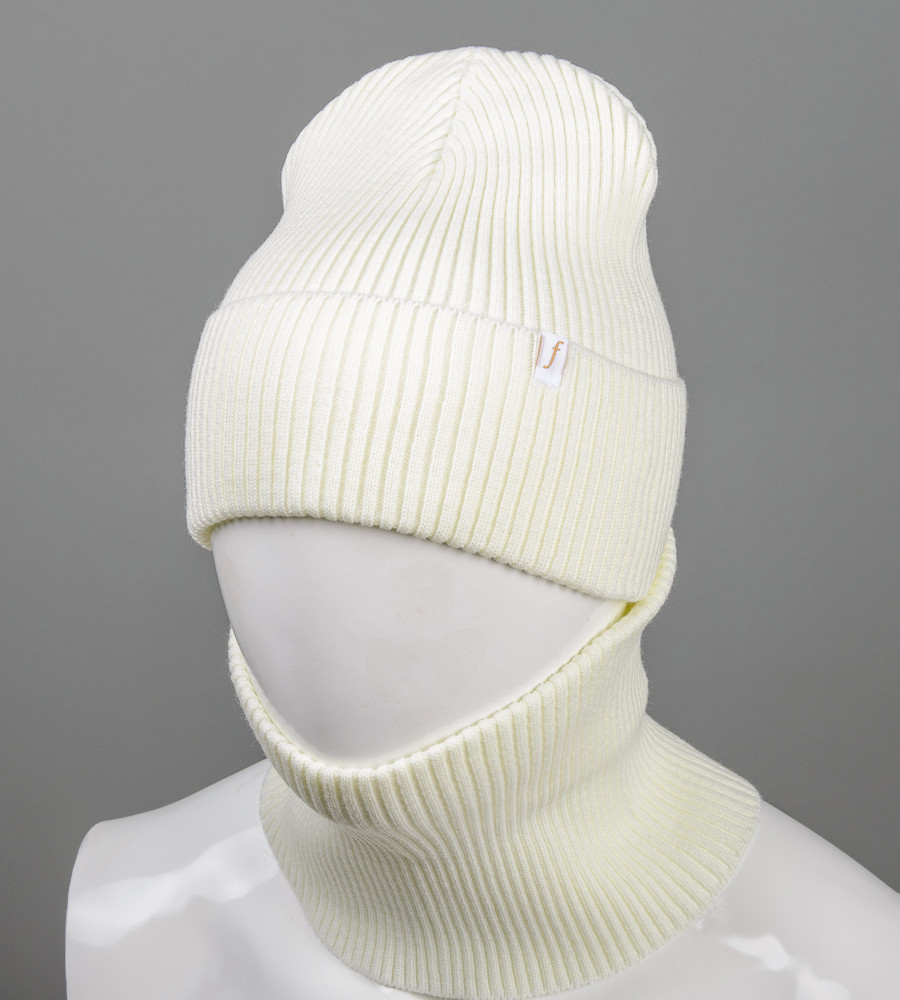 Одинарна Резинка + Подвійний Бафф (С2210), Молочний, фото 1