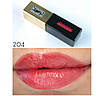 Блиск для губ YSL Rouge Pur Curnis Vernis A Levres Pop Water Glosy Stain color 204 Onde Rose ТЕСТЕР, фото 3