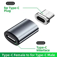 Адаптер для кабеля Type-C на usb Type C коннектор магнитный
