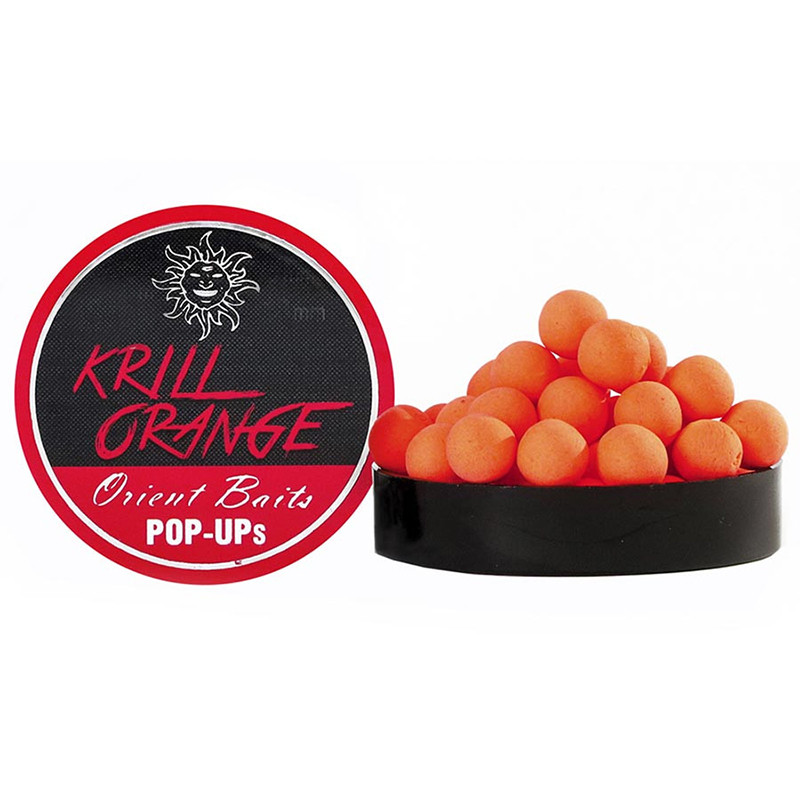 Бойли поп ап Pop up 8мм Orient Baits Krill Orange (кріль)