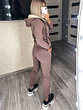 Тёплый женский костюм двойка ( кофта + штаны ) , ткань : трёхнить на флисе СИ-927, фото 8