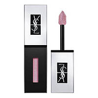 Блеск для губ YSL Rouge Pur Couture Vernis A Levres The Holographics Glossy Stain color 504 Rose Glitch ТЕСТЕР