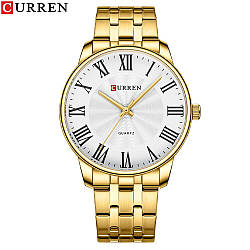 Годинник наручний Curren 8422 Gold-White