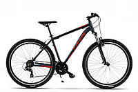 Велосипед 29" Kands Energy VB TX рама 21" графит/красный (29ALUGD21GC)