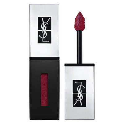Блиск для губ YSL Rouge Pur Couture Vernis A Levres The Holographics Glosy Stain 502 Electric Burgundy ТЕСТЕР