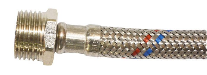 Шланг для воды в нержавеющей оплетке ANGO 120см НВ, цена 5221 грн ...