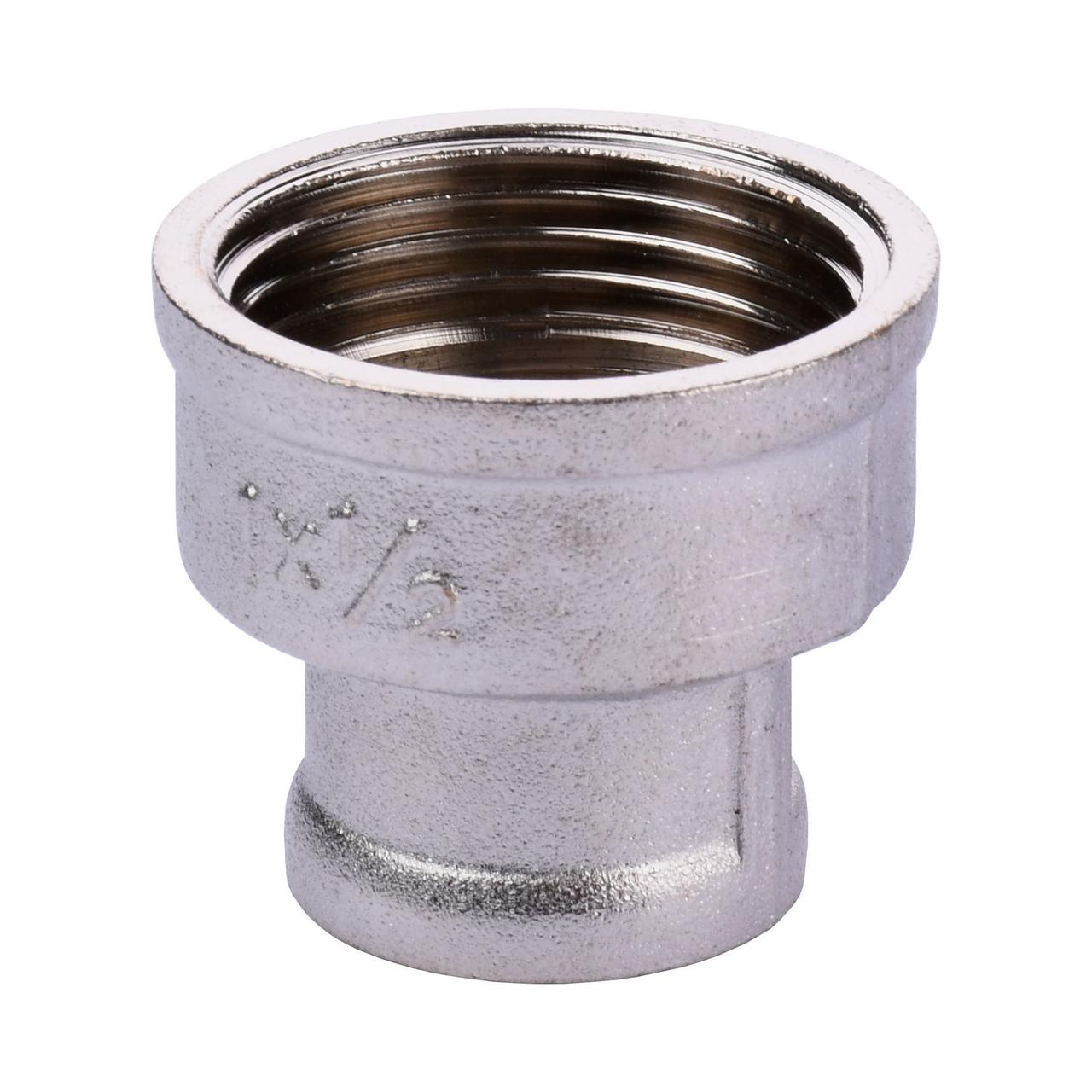 Муфта Нікель перехідна 1/2″×1″ внутрішня-внутрішня Ni 08761.02 | 000017132