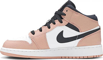Кросовки Nike Air Jordan 1 Mid Pink Quartz - 555112-603, фото 3