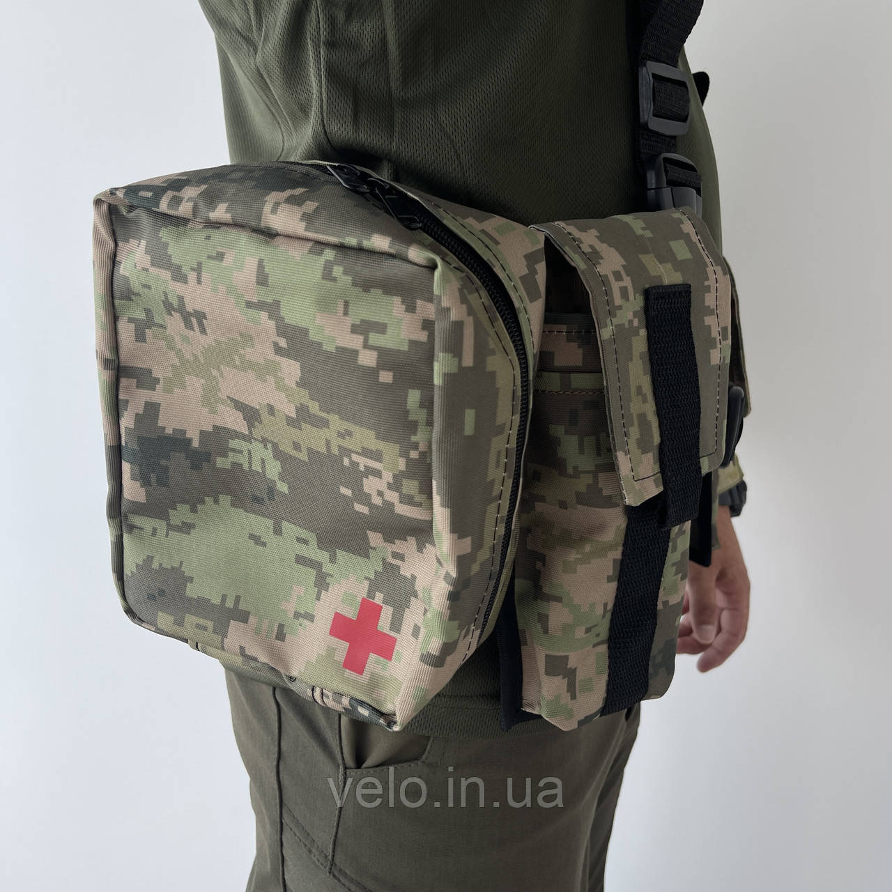 Тактична аптечка на РПС з системою MOLLE, аптечка для військових мультикам, армійська аптечка