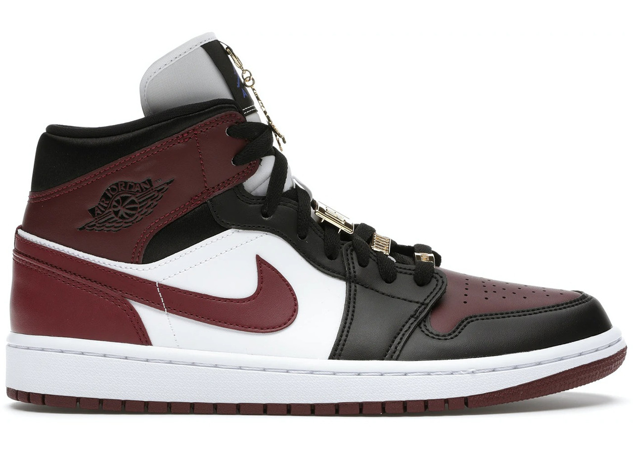 Кросовки Nike Air Jordan 1 Mid SE Black Dark Beetroot - CZ4385-016