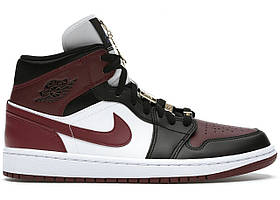 Кросовки Nike Air Jordan 1 Mid SE Black Dark Beetroot - CZ4385-016