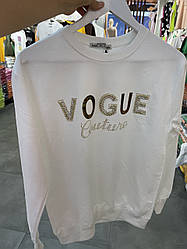 Жіночий батник білий Туреччина на осінь фірма MINT розмір Л