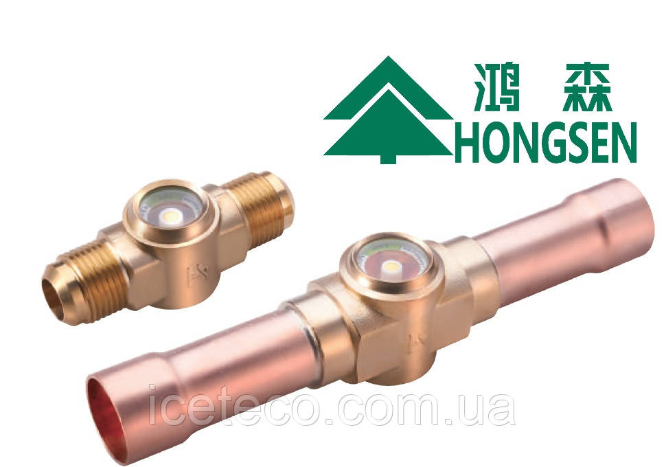 Оглядове скло з індикатором вологості SGN - 1/2 ODF HONGSEN