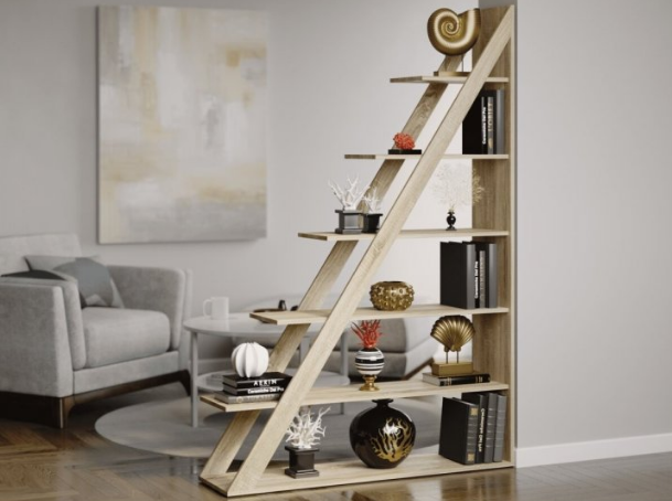 Стелаж-гірка перегородка для зонування кімнати DS-004, фото 1