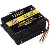 Преобразователь напряжения UKC Converter DC/DC 24v-12v 20A, автомобильный инвертор напряжения