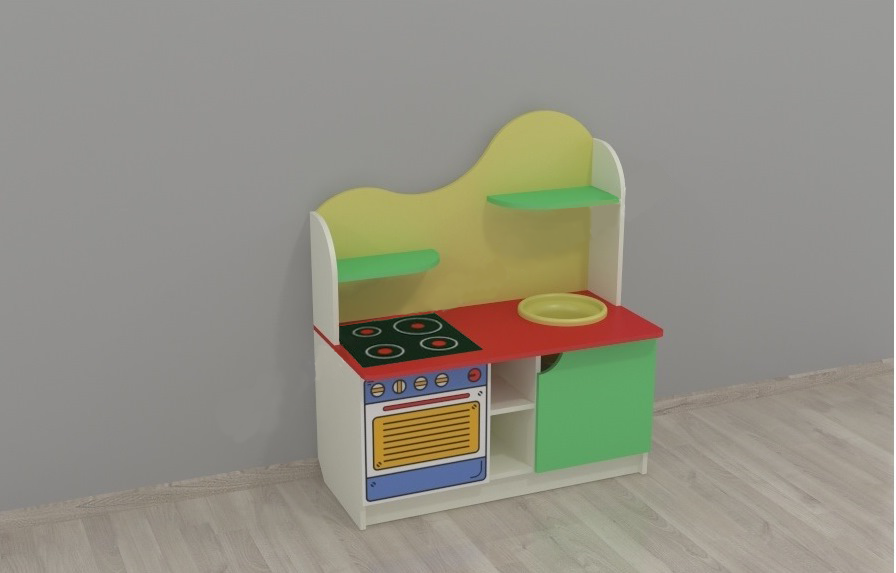 Дитяча ігрова стінка кухня "Ходячка-2" DS-1120, фото 1