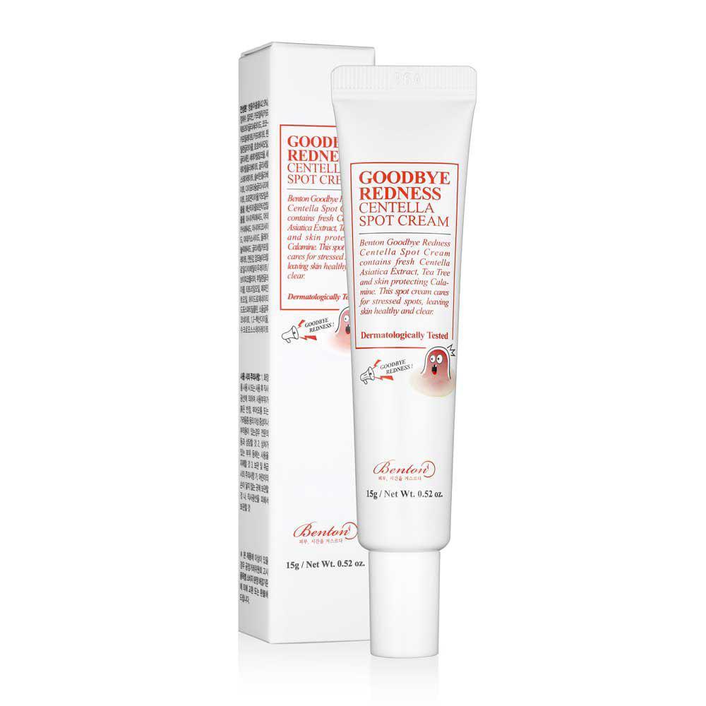 Крем для точкового застосування з центелою азіатською Benton Goodbye Redness Centella Spot Cream 15г