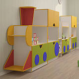 Дитяча ігрова стінка Паровозик " DS-667, фото 2