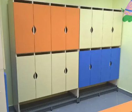 Шафка двоярусна дитяча 8 секційна, з полицею для взуття DS-1002, фото 1