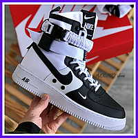 Кроссовки мужские Nike Special Field air Force 1 white black / Найк Спешл Фиелд аир Форс 1 черные