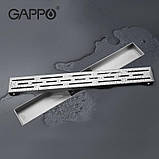 Душовий трап GAPPO G86007-1, 70х600 мм, нержавіюча сталь, фото 2