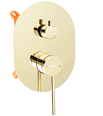 Душова система REA OVAL GOLD + BOX прихованого монтажу, фото 3