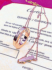 Ланцюжок Stainlees Steel (преміум) rose двосторонні, фото 3