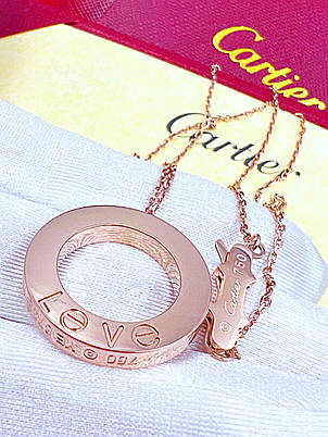 Ланцюжок Stainlees Steel (преміум) rose двосторонні, фото 2