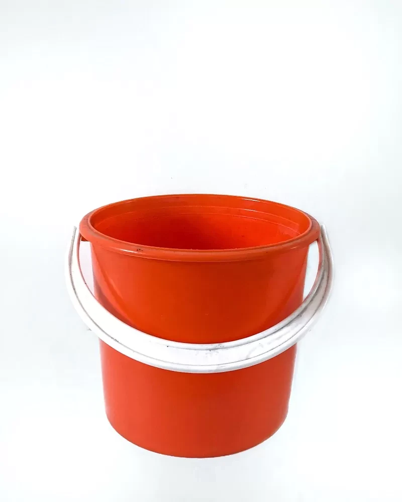 Відро садово-городне SKOBA PLAST (10 літрів) Жовтогарячий, фото 1