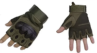 Тактические перчатки Oakley 2 с открытыми пальцами усиленная защита косточек