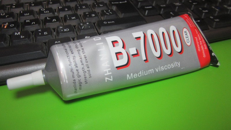 Клей герметик для склеивания тачскринов прозрачный B-7000 110мл (12382 ...