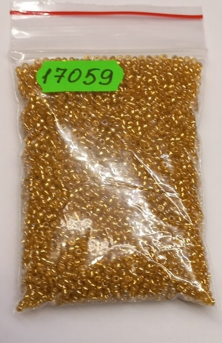Бісер 10/0, No17059 золото (уп.50 грамів)