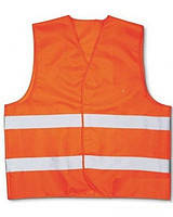 Жилет сигнальний  XL  оранжевый  62gr/m2X (пакет)   "Winso"