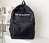 Класичний тканинний рюкзак із написом, фото 8