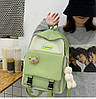 Стильний рюкзак для школи з брухтом Мішка, фото 9